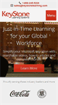 Mobile Screenshot of keystonelearning.com