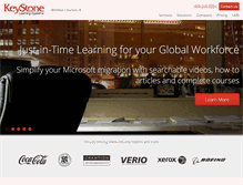 Tablet Screenshot of keystonelearning.com